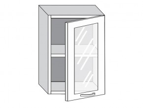 1.50.3 Шкаф настенный (h=720) на 500мм с 1-ой стекл. дверцей в Мегионе - megion.magazinmebel.ru | фото