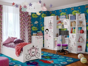 Детская комната Юниор-2 Принцесса в Мегионе - megion.magazinmebel.ru | фото