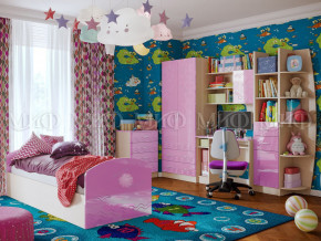 Детская комната Юниор-2 Сиреневый металлик в Мегионе - megion.magazinmebel.ru | фото - изображение 1