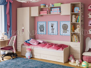 Детская комната Вега 1 Дуб беленый в Мегионе - megion.magazinmebel.ru | фото