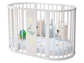 Детская кроватка белая Эстель в Мегионе - megion.magazinmebel.ru | фото