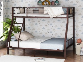 Двухъярусная кровать Гранада-1 140 Коричневый в Мегионе - megion.magazinmebel.ru | фото - изображение 1