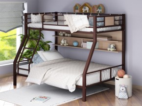 Двухъярусная кровать Гранада-1П коричневый в Мегионе - megion.magazinmebel.ru | фото