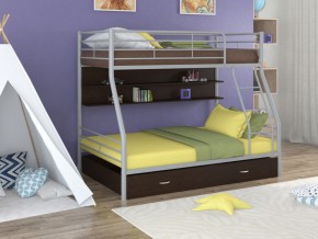 Двухъярусная кровать Гранада 2 ПЯ Серая в Мегионе - megion.magazinmebel.ru | фото
