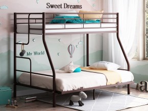 Двухъярусная кровать Гранада-3 140 коричневый в Мегионе - megion.magazinmebel.ru | фото