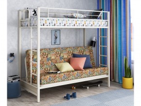 Двухъярусная кровать с диваном Мадлен Слоновая кость-марки в Мегионе - megion.magazinmebel.ru | фото
