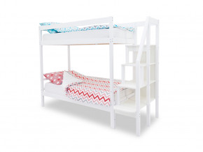 Двухъярусная кровать Svogen белый в Мегионе - megion.magazinmebel.ru | фото