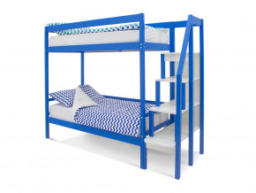 Двухъярусная кровать Svogen синий в Мегионе - megion.magazinmebel.ru | фото