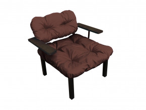 Кресло Дачное коричневая подушка в Мегионе - megion.magazinmebel.ru | фото