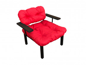 Кресло Дачное красная подушка в Мегионе - megion.magazinmebel.ru | фото