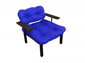 Кресло Дачное синяя подушка в Мегионе - megion.magazinmebel.ru | фото