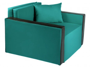 Кресло-кровать Милена с подлокотниками рогожка emerald в Мегионе - megion.magazinmebel.ru | фото