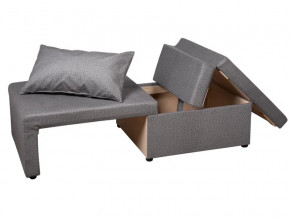 Кресло-кровать Милена велюр серый в Мегионе - megion.magazinmebel.ru | фото - изображение 2