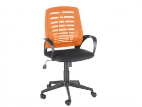 Кресло оператора Ирис стандарт оранжевый/черный в Мегионе - megion.magazinmebel.ru | фото - изображение 1