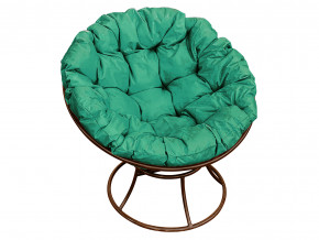 Кресло Папасан без ротанга зелёная подушка в Мегионе - megion.magazinmebel.ru | фото