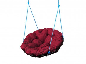 Кресло Папасан подвесное бордовая подушка в Мегионе - megion.magazinmebel.ru | фото