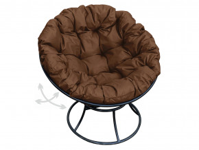 Кресло Папасан пружинка без ротанга коричневая подушка в Мегионе - megion.magazinmebel.ru | фото