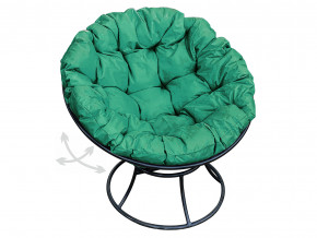 Кресло Папасан пружинка без ротанга зелёная подушка в Мегионе - megion.magazinmebel.ru | фото