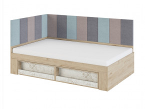 Кровать 1,2 с мягкими элементами 1,2 и 2,0 Алиса мод.2.3 в Мегионе - megion.magazinmebel.ru | фото