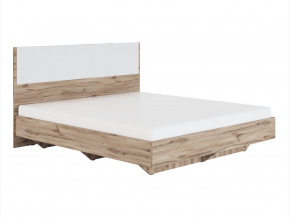 Кровать 1600 Николь Белый экокожа мод.1.4 в Мегионе - megion.magazinmebel.ru | фото