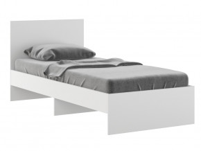 Кровать 900 Осло модуль М11 с настилом Лайт Белый в Мегионе - megion.magazinmebel.ru | фото