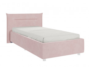 Кровать Альба 900 велюр нежно-розовый в Мегионе - megion.magazinmebel.ru | фото