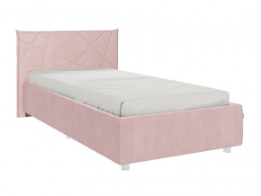 Кровать Бест 900 велюр нежно-розовый в Мегионе - megion.magazinmebel.ru | фото