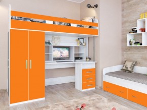 Кровать чердак Аракс винтерберг-оранжевый в Мегионе - megion.magazinmebel.ru | фото