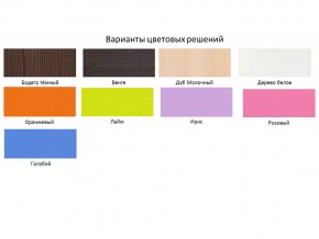 Кровать чердак Малыш 70х160 Белое дерево, Голубой в Мегионе - megion.magazinmebel.ru | фото - изображение 2