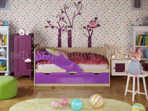 Кровать Дельфин-1 1800 Фиолетовый металлик в Мегионе - megion.magazinmebel.ru | фото