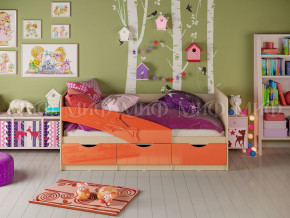 Кровать Дельфин 1800 Оранжевый металлик в Мегионе - megion.magazinmebel.ru | фото