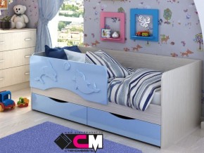 Кровать детская Алиса КР 812 голубая 1600 в Мегионе - megion.magazinmebel.ru | фото