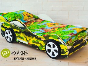 Кровать детская машина Хаки в Мегионе - megion.magazinmebel.ru | фото - изображение 2