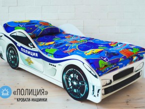 Кровать детская машина Полиции в Мегионе - megion.magazinmebel.ru | фото