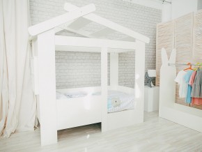 Кровать детская Теремок без ящика белая в Мегионе - megion.magazinmebel.ru | фото