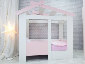 Кровать детская Теремок без ящика розовая в Мегионе - megion.magazinmebel.ru | фото