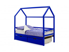 Кровать-домик Svogen с ящиками синий в Мегионе - megion.magazinmebel.ru | фото