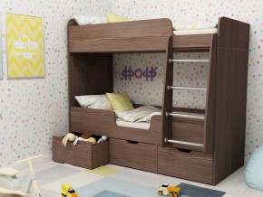 Кровать двухъярусная Малыш двойняшка бодега в Мегионе - megion.magazinmebel.ru | фото