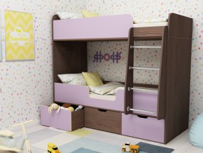 Кровать двухъярусная Малыш двойняшка бодега-ирис в Мегионе - megion.magazinmebel.ru | фото