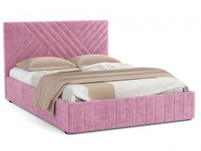 Кровать Гамма 1400 с основанием велюр тенерифе розовый в Мегионе - megion.magazinmebel.ru | фото