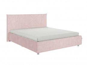 Кровать Квест 1600 велюр нежно-розовый в Мегионе - megion.magazinmebel.ru | фото