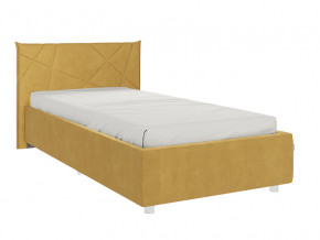 Кровать Квест 900 велюр медовый в Мегионе - megion.magazinmebel.ru | фото