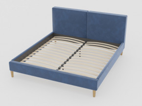 Кровать Линси 1200 синий в Мегионе - megion.magazinmebel.ru | фото