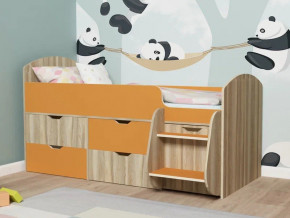 Кровать Малыш-7 Ясень-оранж в Мегионе - megion.magazinmebel.ru | фото