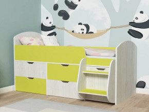 Кровать Малыш-7 Винтербер-Лайм в Мегионе - megion.magazinmebel.ru | фото - изображение 1