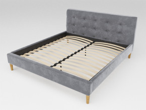 Кровать Пайли 1800 серый в Мегионе - megion.magazinmebel.ru | фото