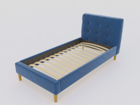 Кровать Пайли 900 синий в Мегионе - megion.magazinmebel.ru | фото