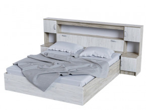 Кровать с закроватным модулем Бася КР 552 Крафт в Мегионе - megion.magazinmebel.ru | фото