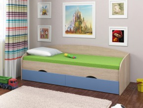 Кровать Соня 2 сонома-голубой в Мегионе - megion.magazinmebel.ru | фото