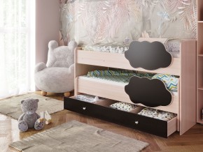 Кровать Соник с ящиком млечный дуб-венге в Мегионе - megion.magazinmebel.ru | фото